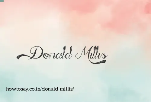 Donald Millis