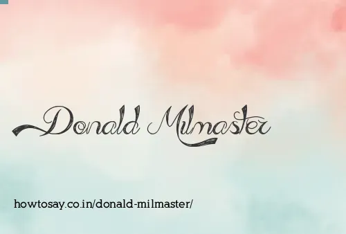 Donald Milmaster