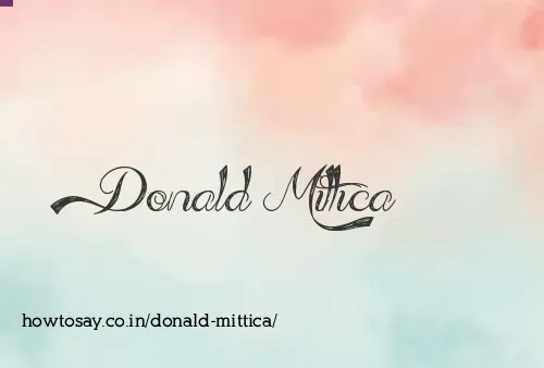 Donald Mittica