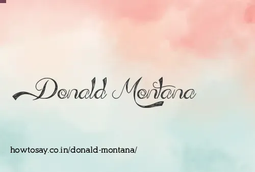 Donald Montana