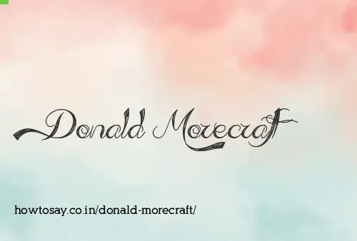 Donald Morecraft