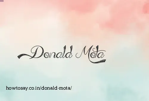 Donald Mota