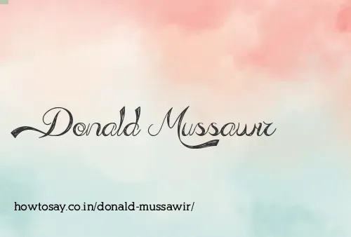 Donald Mussawir