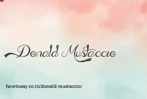 Donald Mustaccio