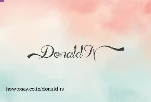 Donald N