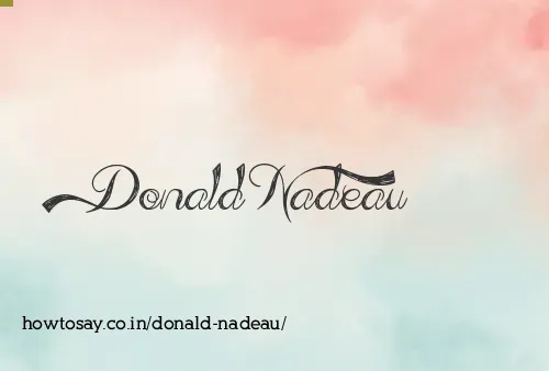 Donald Nadeau