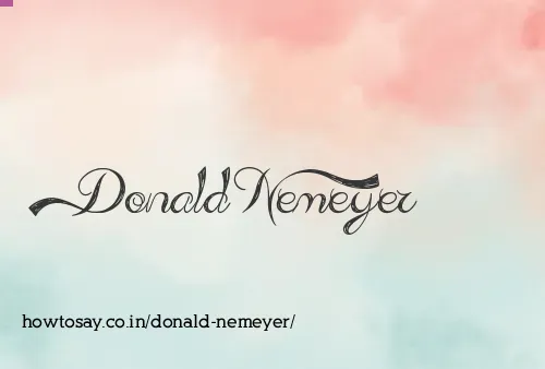 Donald Nemeyer