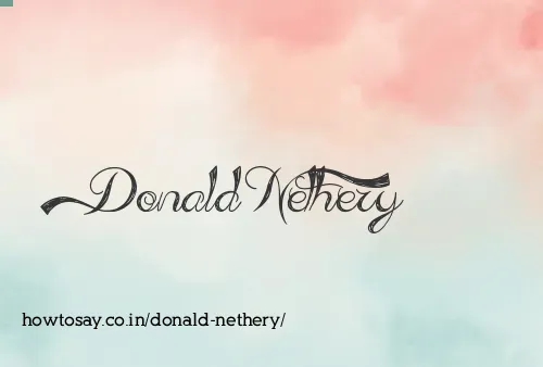 Donald Nethery