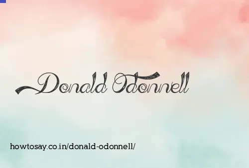 Donald Odonnell