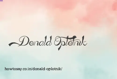 Donald Oplotnik