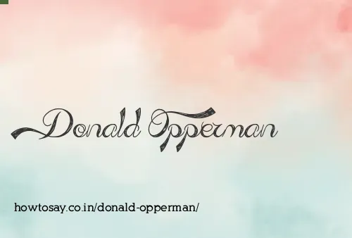 Donald Opperman