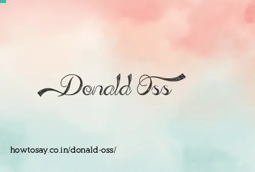 Donald Oss