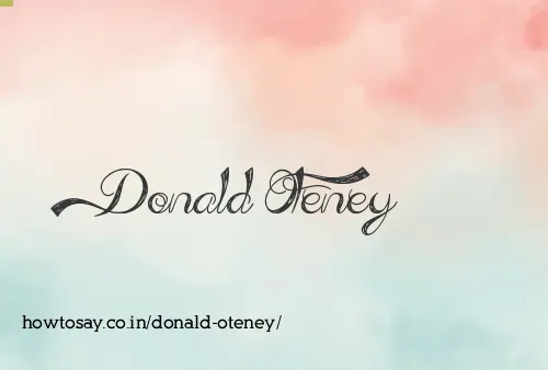 Donald Oteney