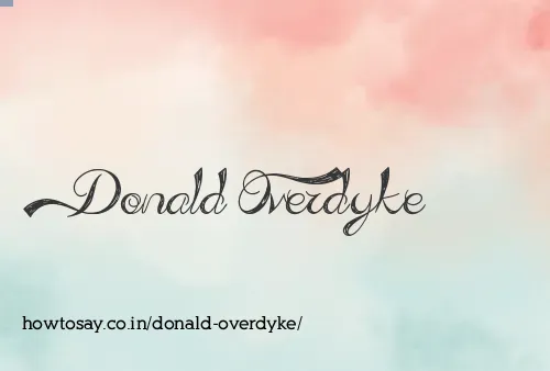 Donald Overdyke