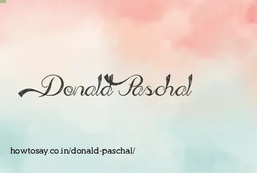 Donald Paschal