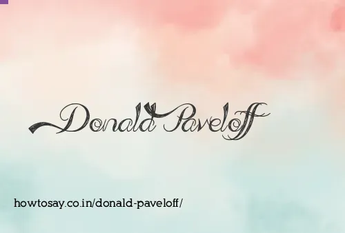 Donald Paveloff