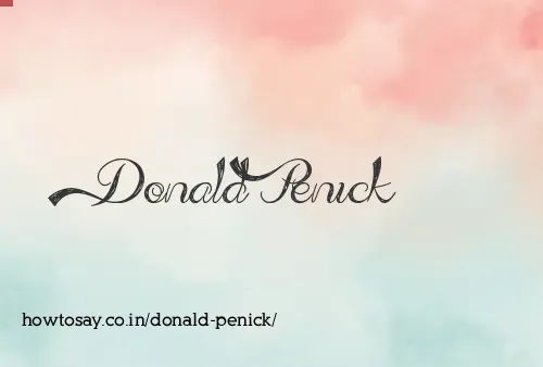 Donald Penick