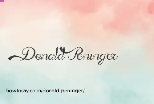 Donald Peninger