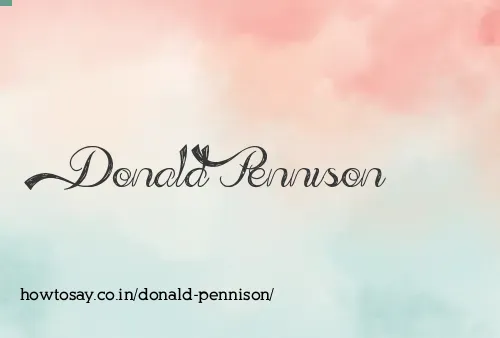 Donald Pennison