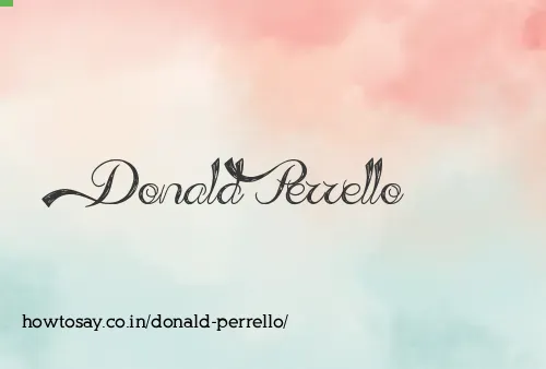 Donald Perrello