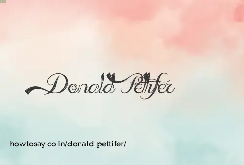 Donald Pettifer