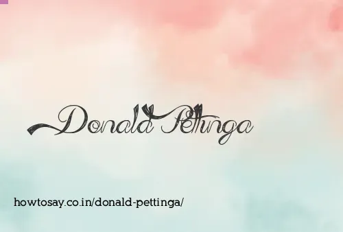 Donald Pettinga