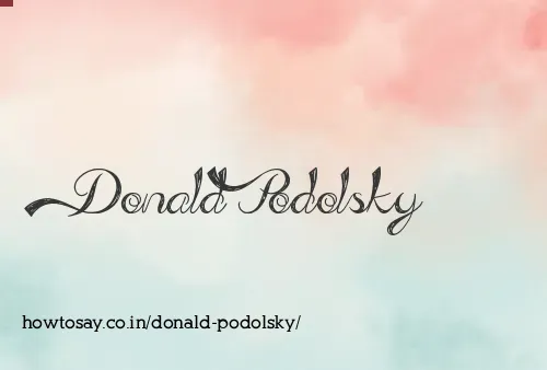 Donald Podolsky