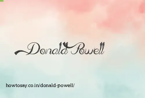Donald Powell