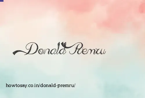 Donald Premru