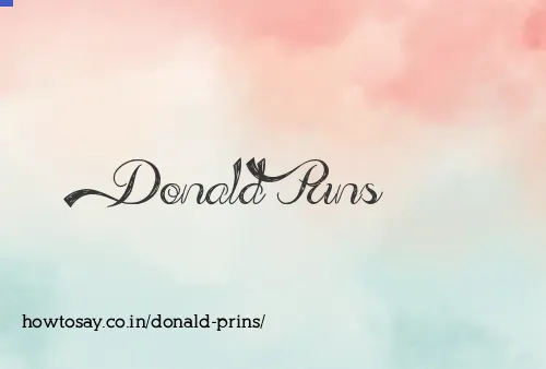 Donald Prins
