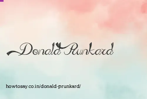 Donald Prunkard