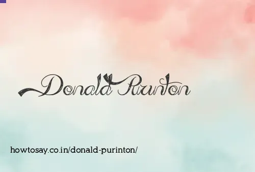 Donald Purinton