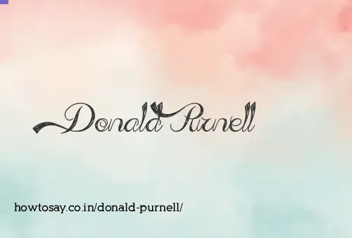 Donald Purnell