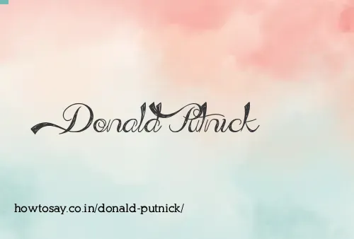 Donald Putnick