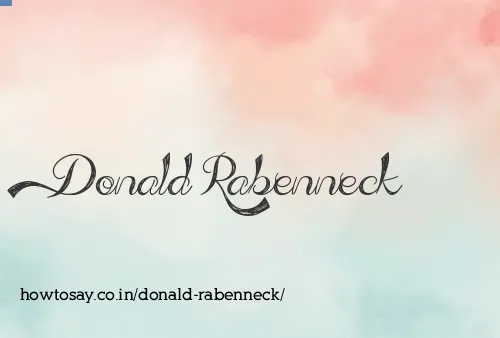 Donald Rabenneck