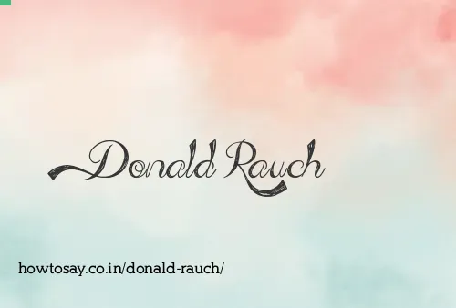 Donald Rauch
