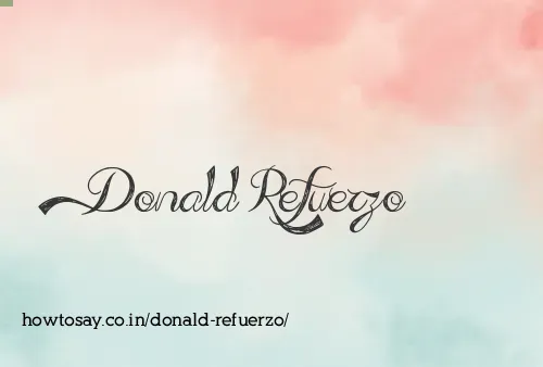 Donald Refuerzo