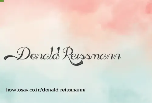 Donald Reissmann