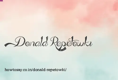 Donald Repetowki