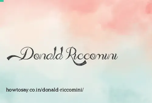 Donald Riccomini