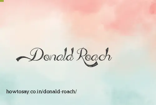Donald Roach