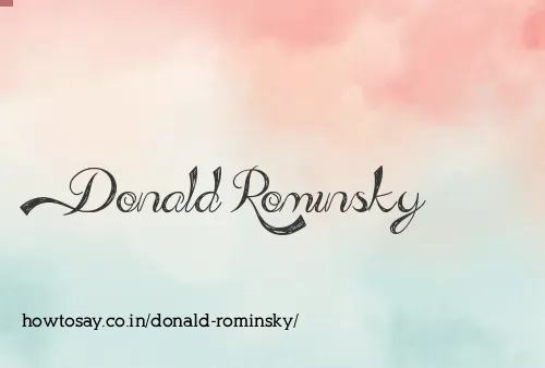 Donald Rominsky