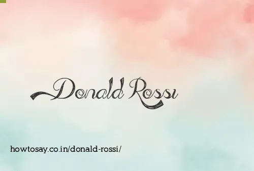 Donald Rossi