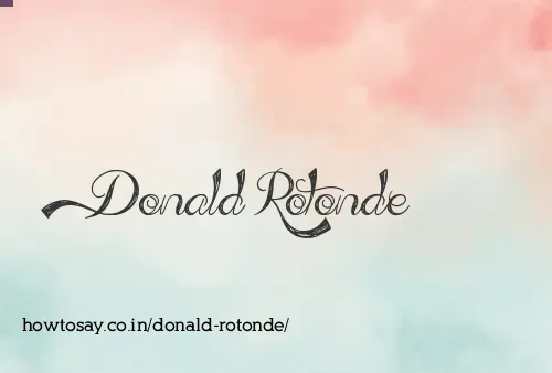 Donald Rotonde