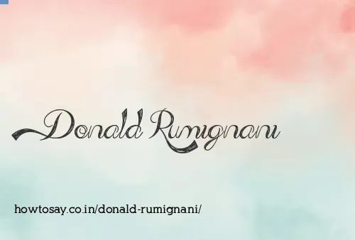 Donald Rumignani