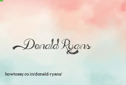 Donald Ryans