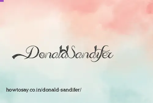 Donald Sandifer
