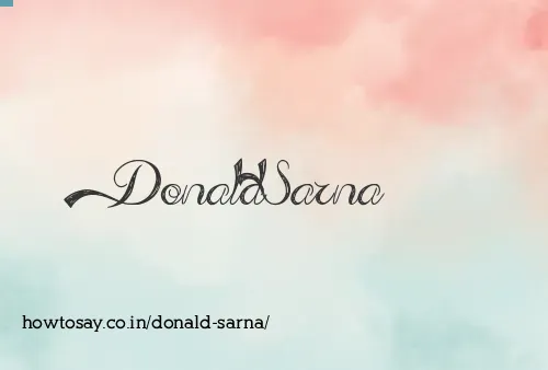 Donald Sarna