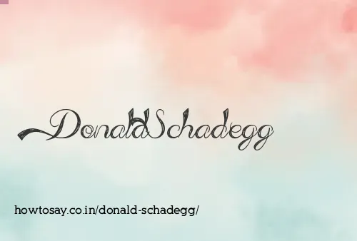 Donald Schadegg