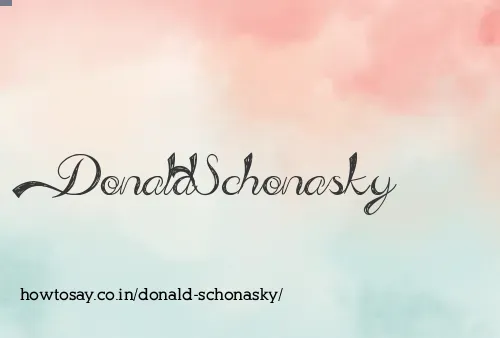 Donald Schonasky